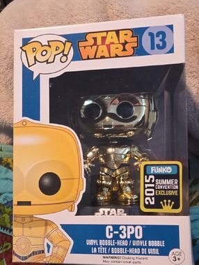 Funko C-3PO Gold Chrome Pop! Figure#50
